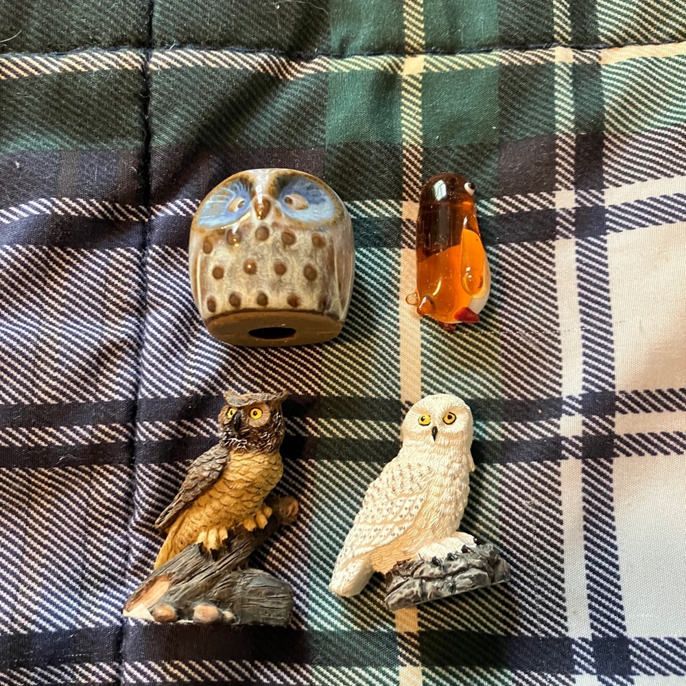 Owl Figurine Set